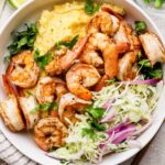 Cajun Shrimp and Grits (42g protein!)