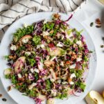 Brussels Sprouts Kale Apple Salad