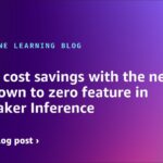 Unlock cost savings with the new scale down to zero feature in SageMaker Inference